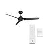 7_52" Modern Forms Roboto Matte Black Wet Rated Smart Ceiling Fan more views