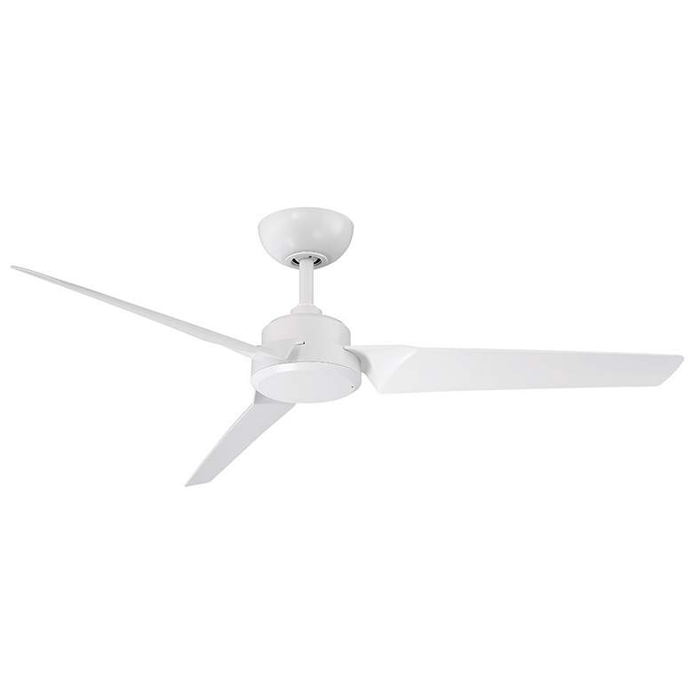 Image 2 52 inch Modern Forms Roboto Matte White Wet Rated Smart Ceiling Fan