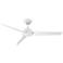 52" Modern Forms Roboto Matte White Wet Rated Smart Ceiling Fan