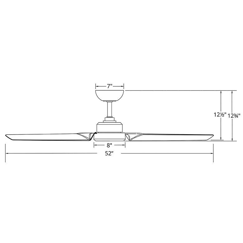 Image 6 52 inch Modern Forms Roboto Matte White Wet Rated Smart Ceiling Fan more views