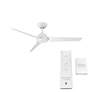 52" Modern Forms Roboto Matte White Wet Rated Smart Ceiling Fan