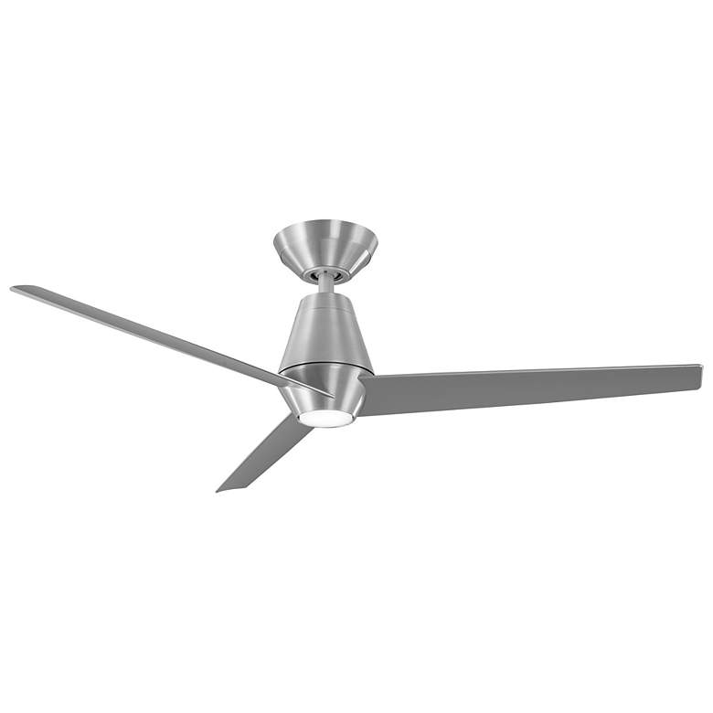 Image 1 52" Modern Forms Slim Aluminum 3000K LED Smart Outdoor Ceiling Fan