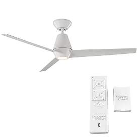 Image5 of 52" Modern Forms Slim White 2700K LED Smart Indoor/Outdoor Ceiling Fan more views
