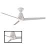 2_52" Modern Forms Slim White 3500K LED Smart Indoor/Outdoor Ceiling Fan more views