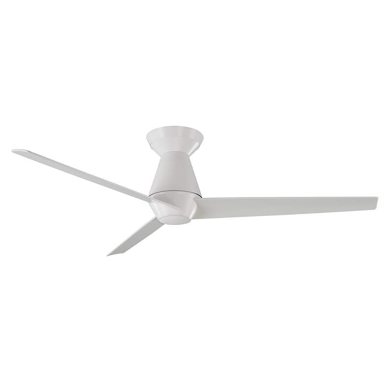 Image 3 52" Modern Forms Slim White LED Smart Flush Ceiling Fan more views