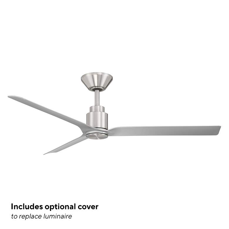 Image 5 52" Modern Forms Smooth 3-Blade Smart Ceiling Fan more views