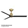 4_52" Modern Forms Smooth Soft Brass LED Smart Ceiling Fan more views