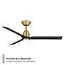6_52" Modern Forms Smooth Soft Brass LED Smart Ceiling Fan more views
