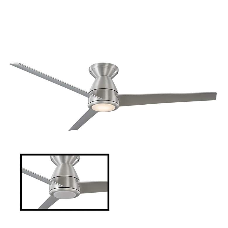 Image 3 52" Modern Forms Tip Top Brushed Alum LED Smart Indoor/Outdoor Ceiling more views