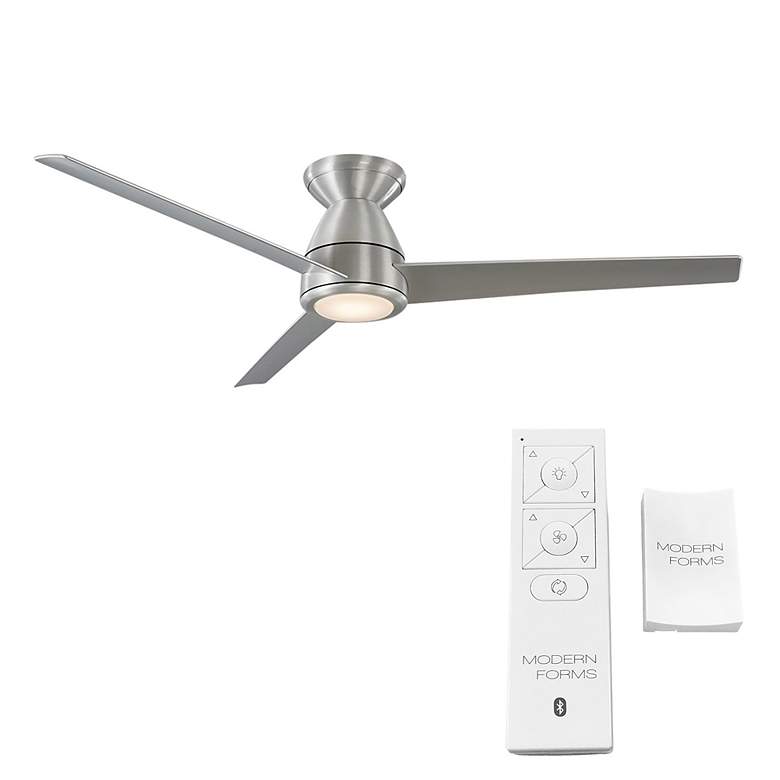 Image 7 52" Modern Forms Tip Top Brushed Alum LED Smart Indoor/Outdoor Ceiling more views