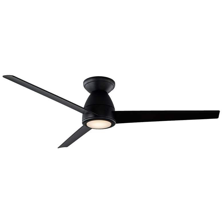 Image 1 52 inch Modern Forms Tip Top Matte Black LED 2700K Smart Ceiling Fan