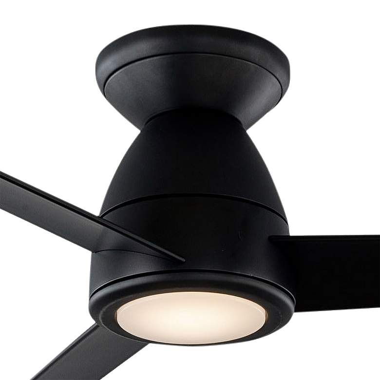 Image 2 52" Modern Forms Tip Top Matte Black LED 2700K Smart Ceiling Fan more views