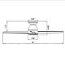 Thumbnail2 of 52" Modern Forms Tip Top Matte Black LED Smart Ceiling Fan more views