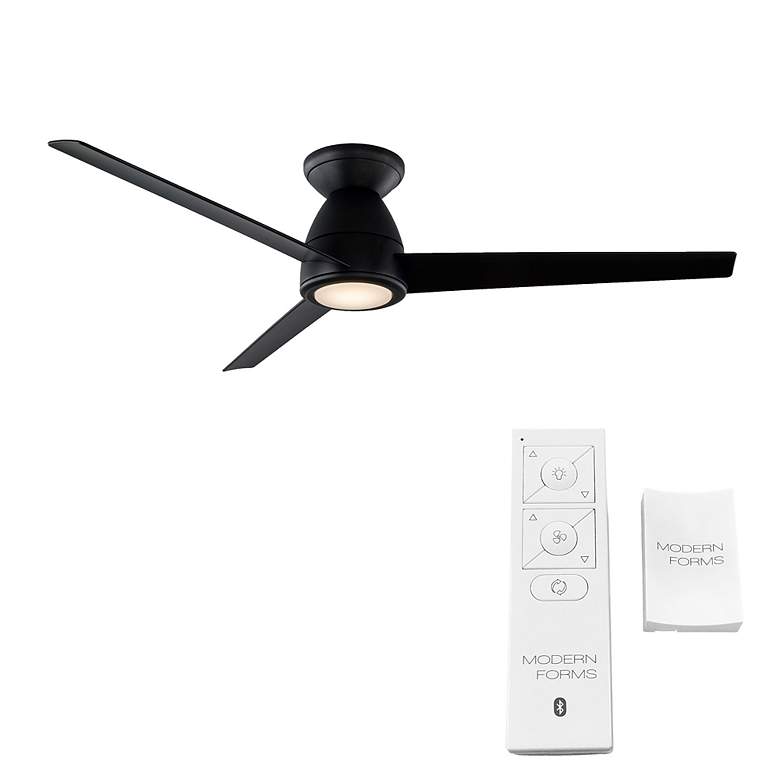 Image 3 52" Modern Forms Tip Top Matte Black LED Smart Ceiling Fan more views