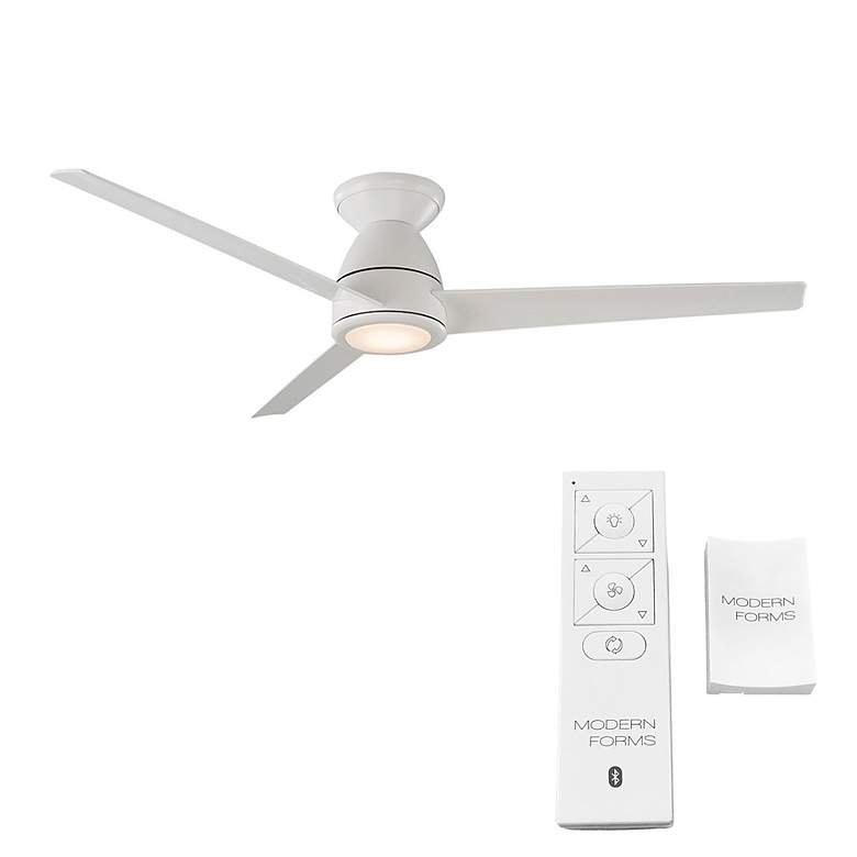 Image 3 52 inch Modern Forms Tip Top Matte White LED 2700K Smart Ceiling Fan more views