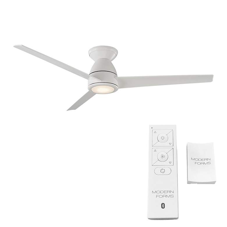 Image 5 52" Modern Forms Tip Top Matte White LED 2700K Smart Ceiling Fan more views