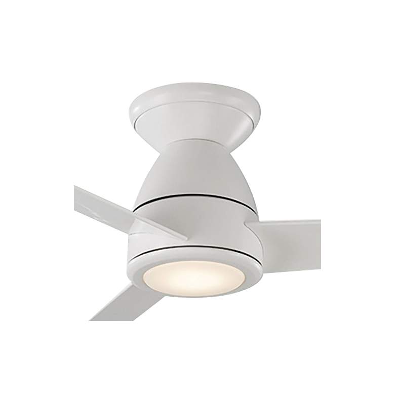 Image 2 52 inch Modern Forms Tip Top Matte White LED 3500K Smart Ceiling Fan more views