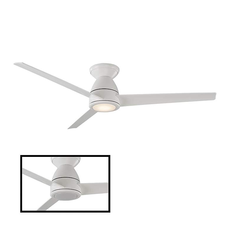 Image 4 52 inch Modern Forms Tip Top Matte White LED 3500K Smart Ceiling Fan more views
