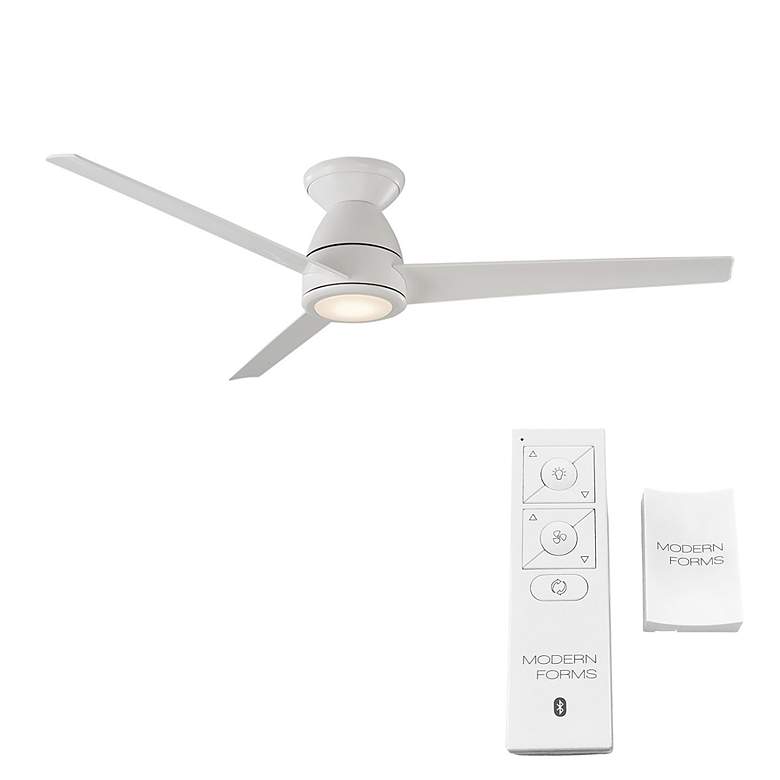 Image 5 52 inch Modern Forms Tip Top Matte White LED 3500K Smart Ceiling Fan more views