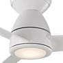 52" Modern Forms Tip Top Matte White LED Smart Ceiling Fan in scene