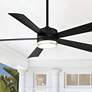 52" Modern Forms Wynd Matte Black 2700K LED Smart Ceiling Fan