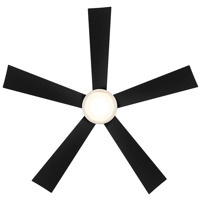 Image 5 52 inch Modern Forms Wynd Matte Black 3500K LED Smart Ceiling Fan more views