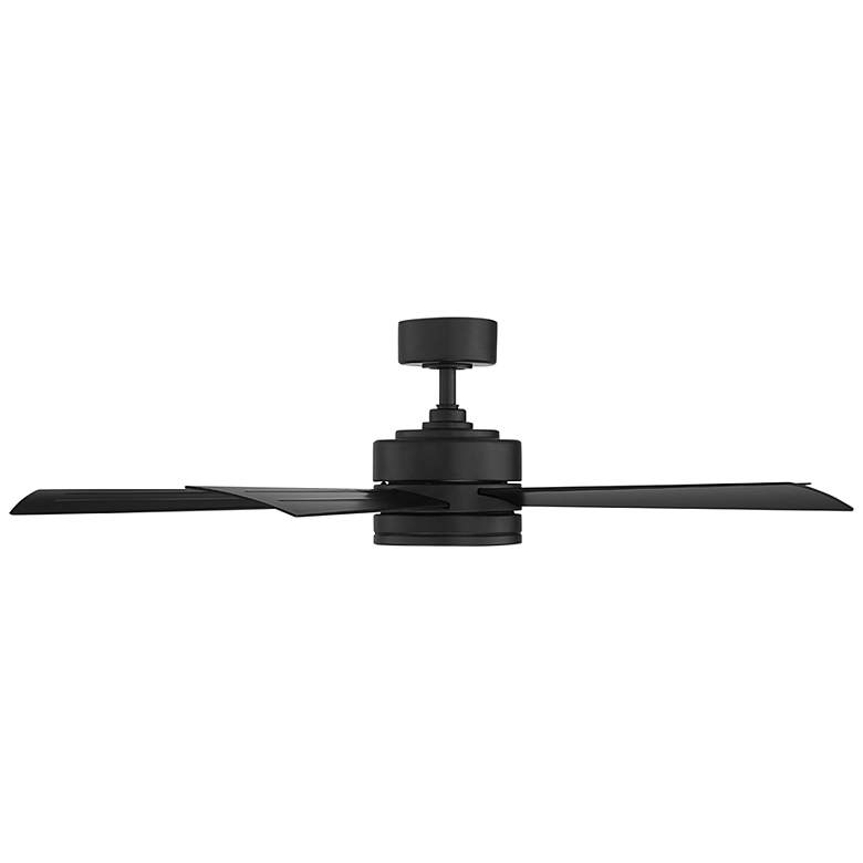 Image 4 52" Modern Forms Wynd Matte Black LED Smart Ceiling Fan more views