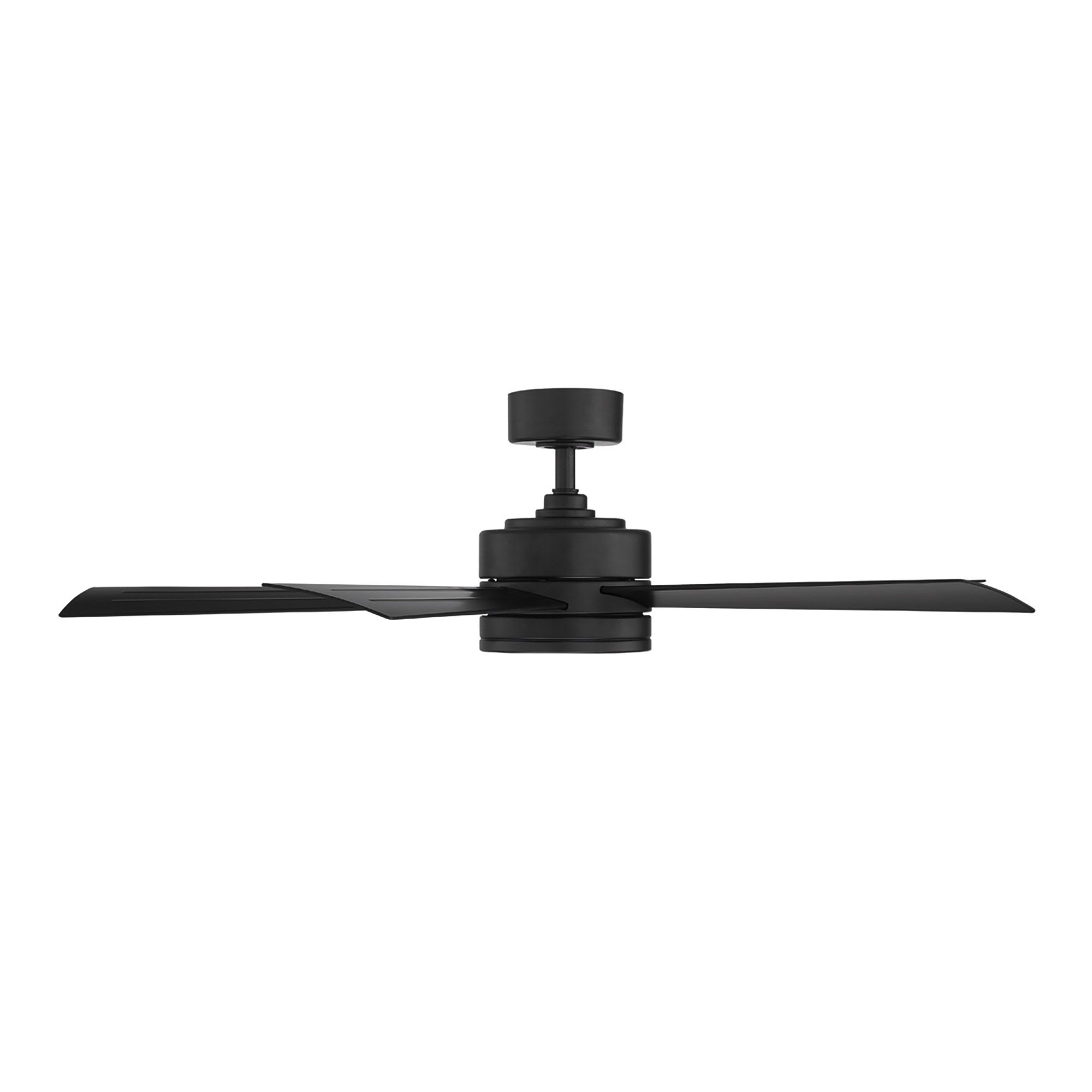 Image 5 52" Modern Forms Wynd Matte Black LED Smart Indoor/Outdoor Ceiling Fan more views