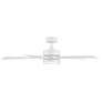 5_52" Modern Forms Wynd Matte White LED Wet Rated Smart Ceiling Fan more views