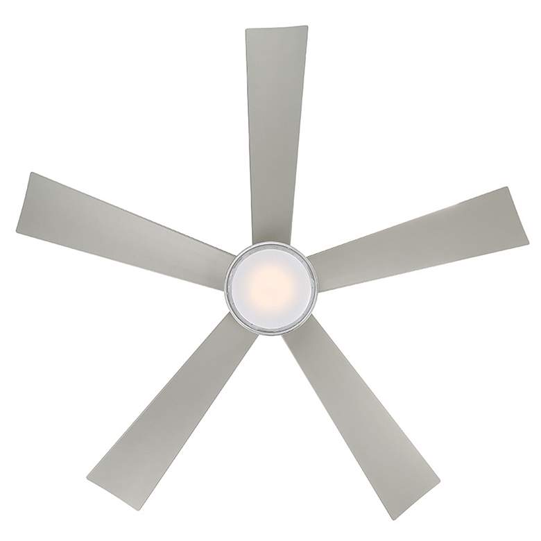 Image 6 52" Modern Forms Wynd Stainless Steel LED Smart Ceiling Fan more views