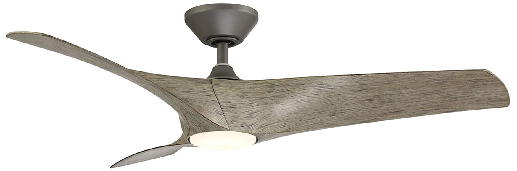 52" Modern Forms Zephyr Graphite LED Smart Ceiling Fan