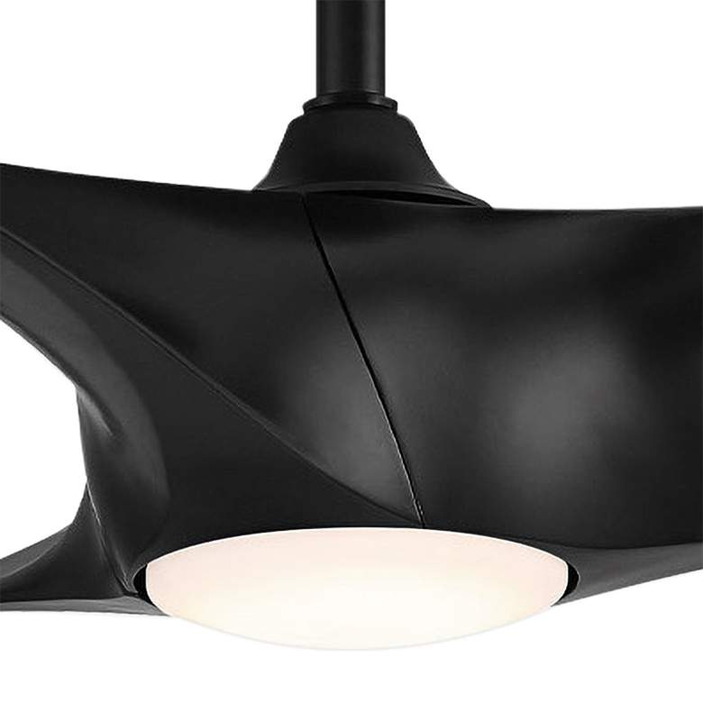 Image 3 52" Modern Forms Zephyr Matte Black LED Smart Ceiling Fan more views