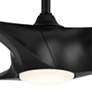 52" Modern Forms Zephyr Matte Black LED Smart Ceiling Fan