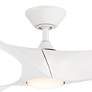 52" Modern Forms Zephyr Matte White LED Smart Ceiling Fan