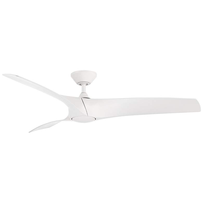 Image 7 52" Modern Forms Zephyr Matte White LED Smart Ceiling Fan more views