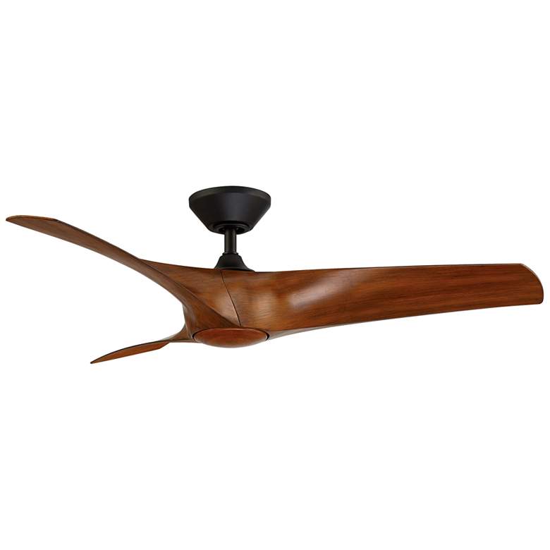 Image 7 52" Modern Forms Zephyr Wet LED Matte Black Smart Fan with Remote more views