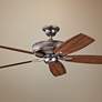 52" Monarch II Oil Brushed Bronze Rustic Ceiling Fan with Remote