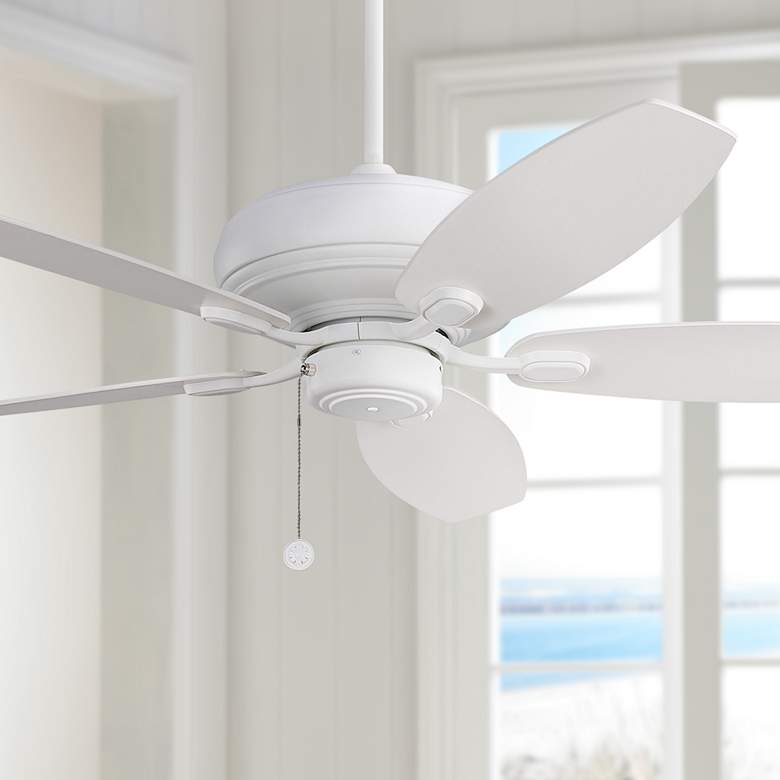 Image 1 52 inch Monte Carlo Centro Max Matte White Ceiling Fan