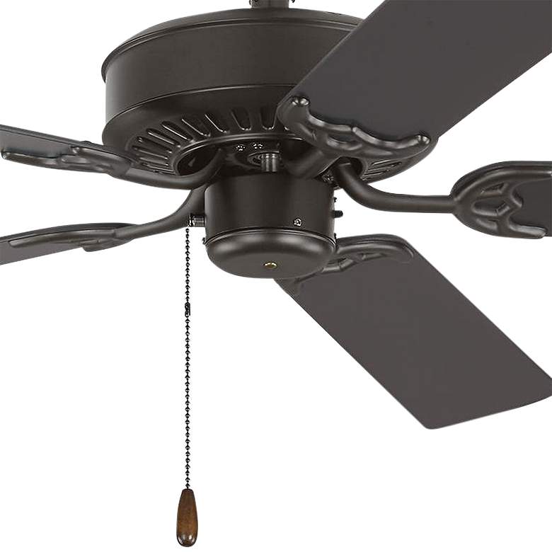 Image 3 52" Monte Carlo Haven Bronze Pull Chain Ceiling Fan more views