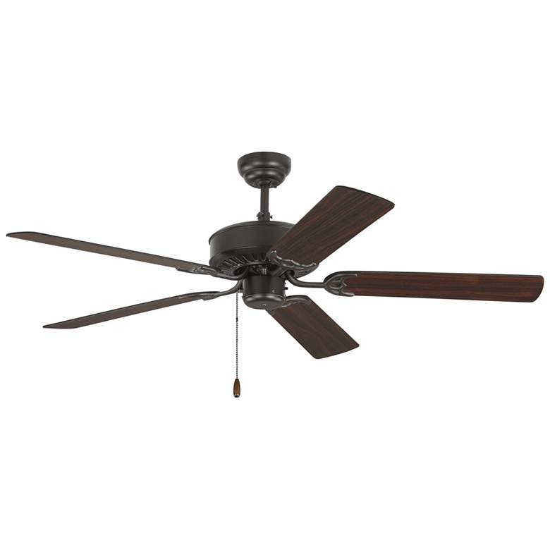 Image 5 52" Monte Carlo Haven Bronze Pull Chain Ceiling Fan more views