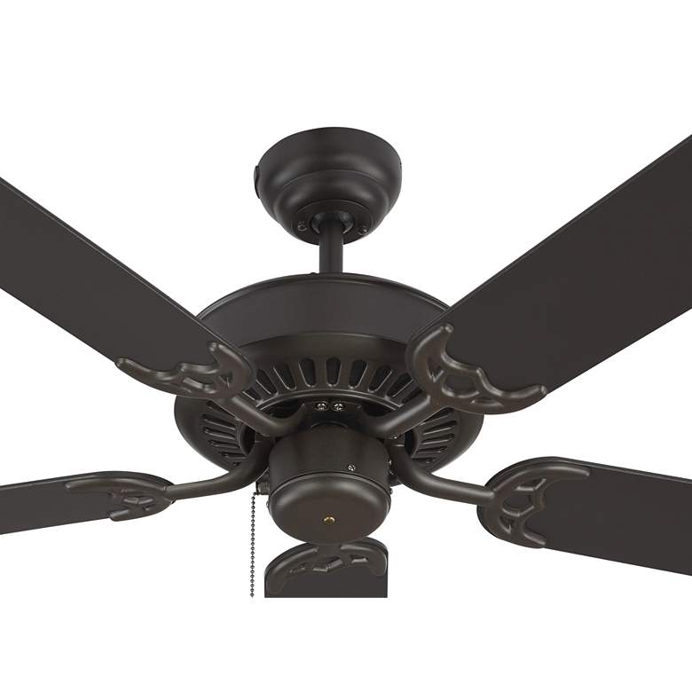 Image 6 52" Monte Carlo Haven Bronze Pull Chain Ceiling Fan more views