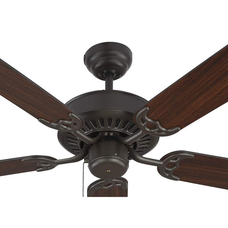 Image 7 52" Monte Carlo Haven Bronze Pull Chain Ceiling Fan more views