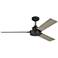 52" Monte Carlo Jovie Pewter Damp Rated Ceiling Fan with Wall Control