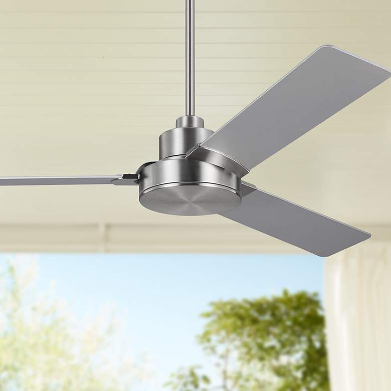 Image 1 52 inch Monte Carlo Jovie Steel Modern Outdoor Fan with Wall Control