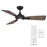 7_52" Mykonos Oil-Rubbed Bronze 2700K LED Smart Ceiling Fan more views