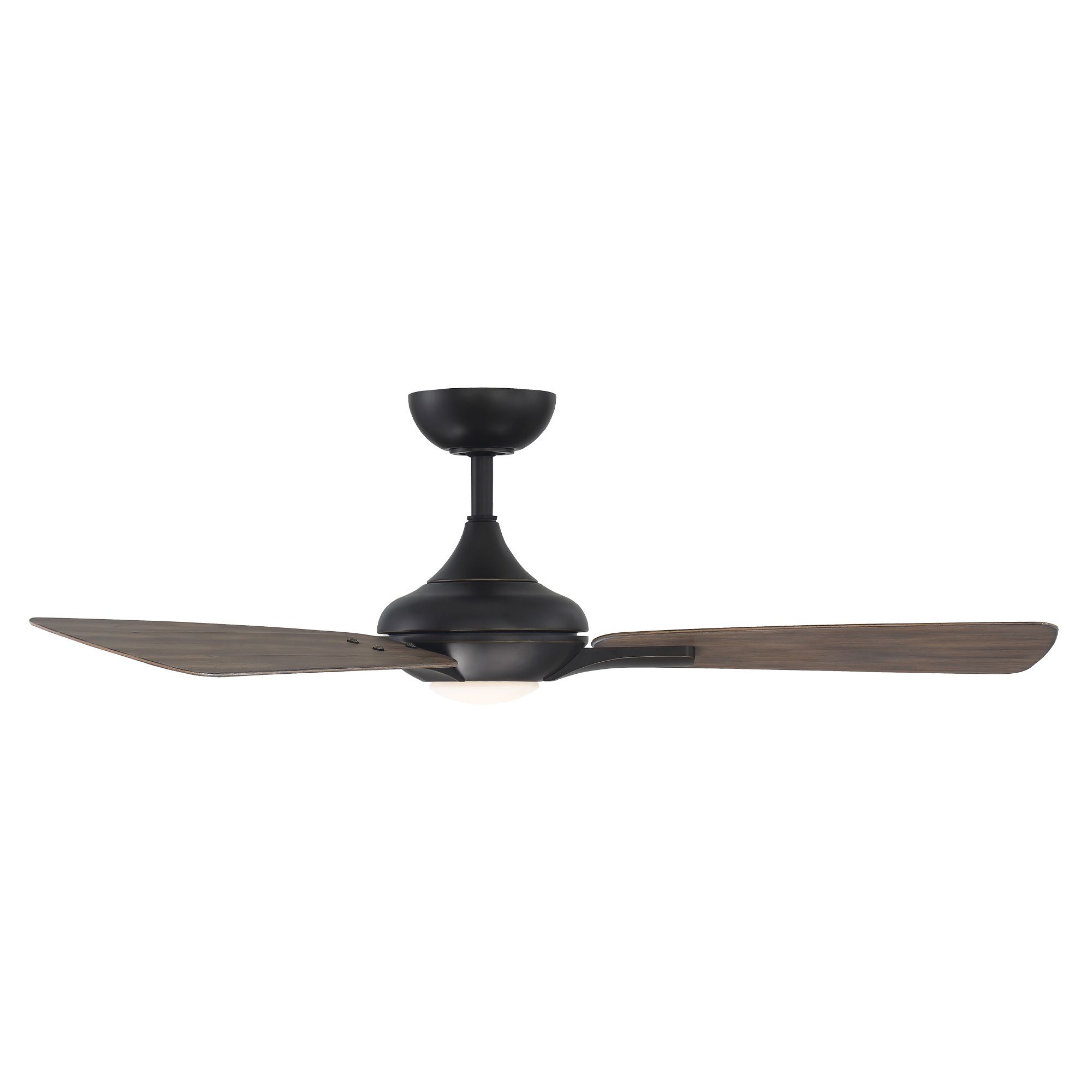 Image 4 52" Mykonos Oil-Rubbed Bronze and Barn Wood LED Ceiling Fan - Made to  more views
