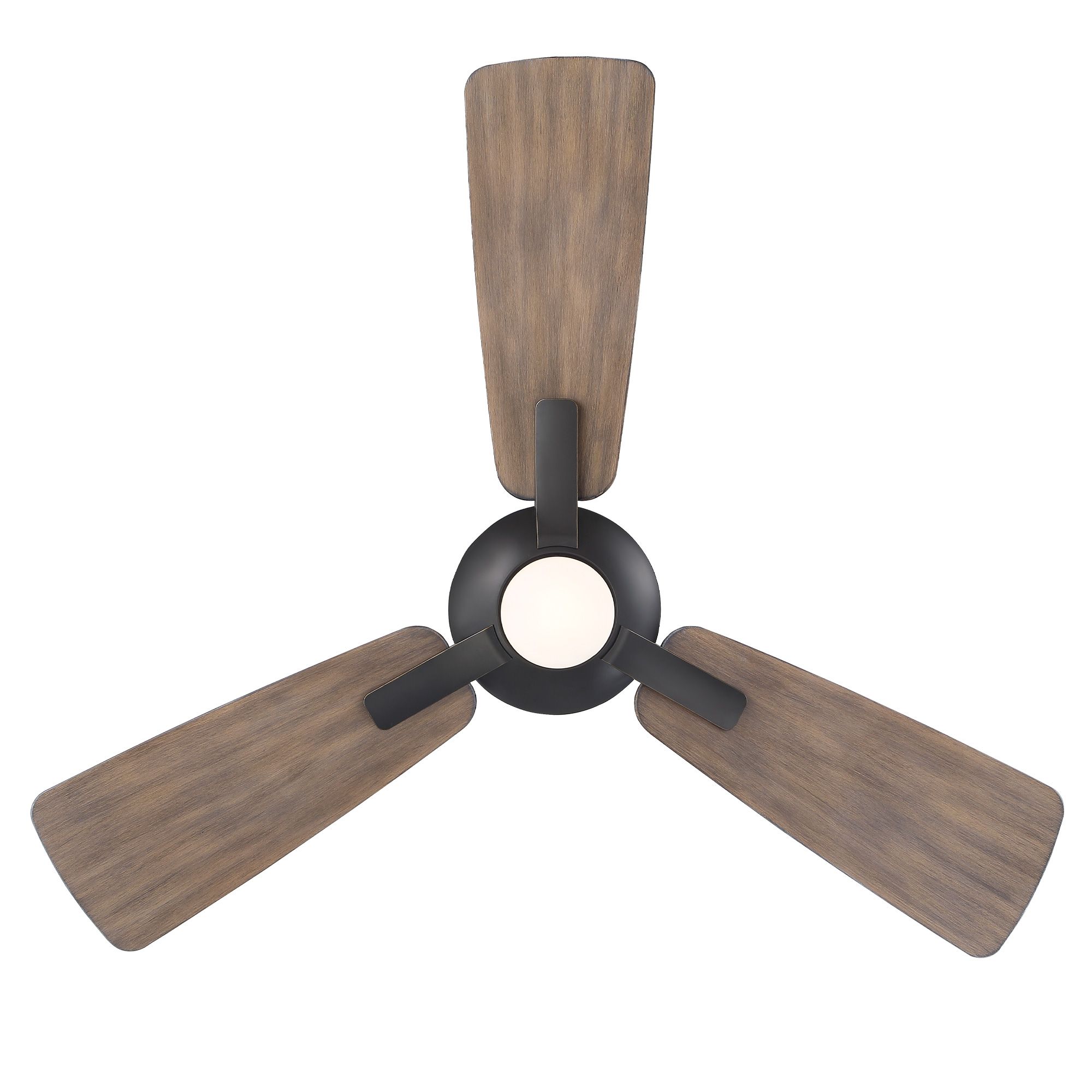 Image 5 52" Mykonos Oil-Rubbed Bronze and Barn Wood LED Ceiling Fan - Made to  more views