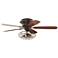 52" Oil-Rubbed Bronze Hugger Ceiling Fan LED Cage Light