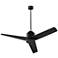 52" Oxygen Adora Black Outdoor Ceiling Fan with Wall Control