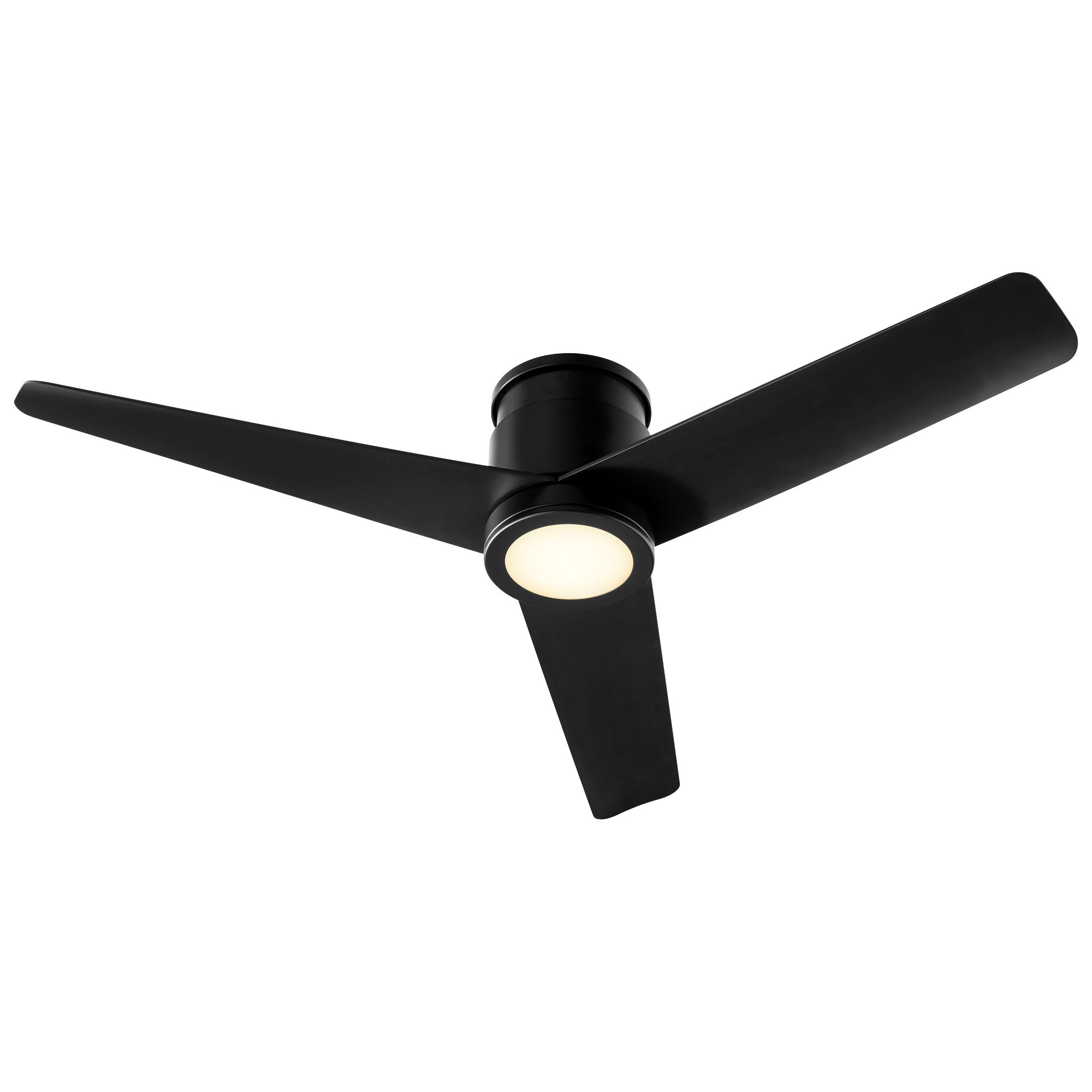 Image 3 52" Oxygen Adora Black Outdoor Hugger Ceiling Fan with Wall Control more views